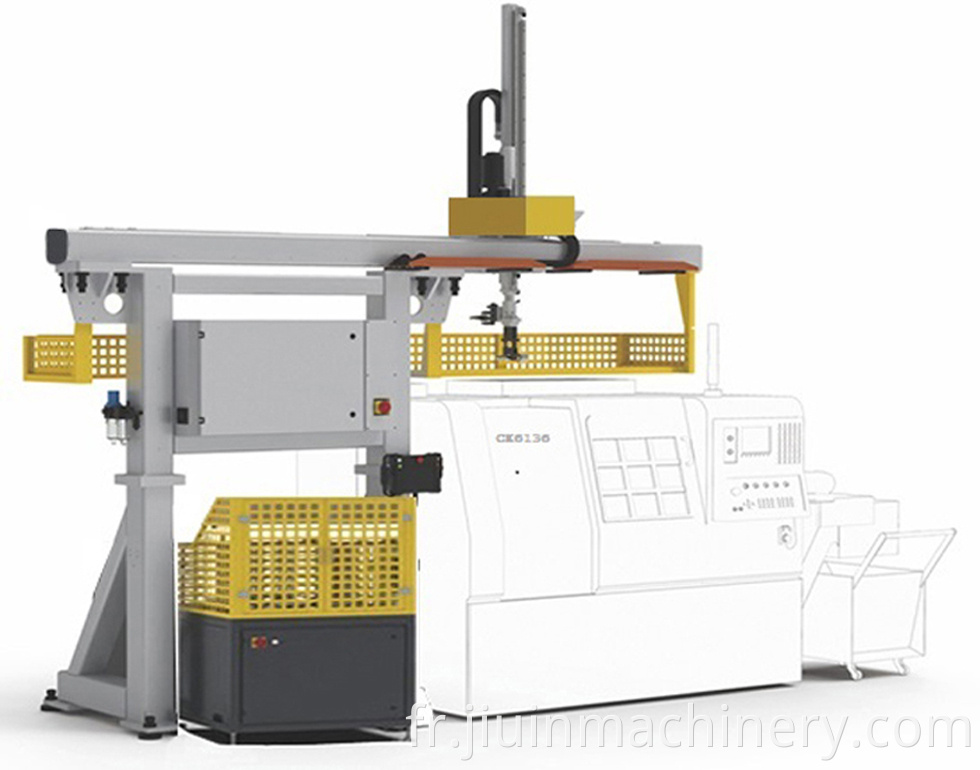 Gantry Robot With One CNC Lathe